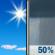 Tuesday: Sunny then Chance Rain Showers