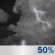 Thursday Night: Scattered Showers And Thunderstorms